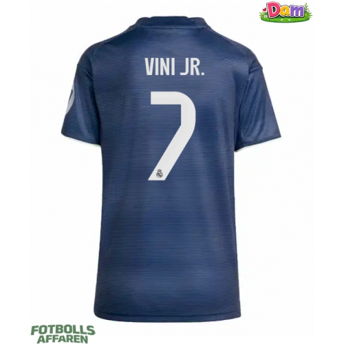 Real Madrid Vinicius Junior #7 Bortatröja Kvinnor 2025-26 Kortärmad